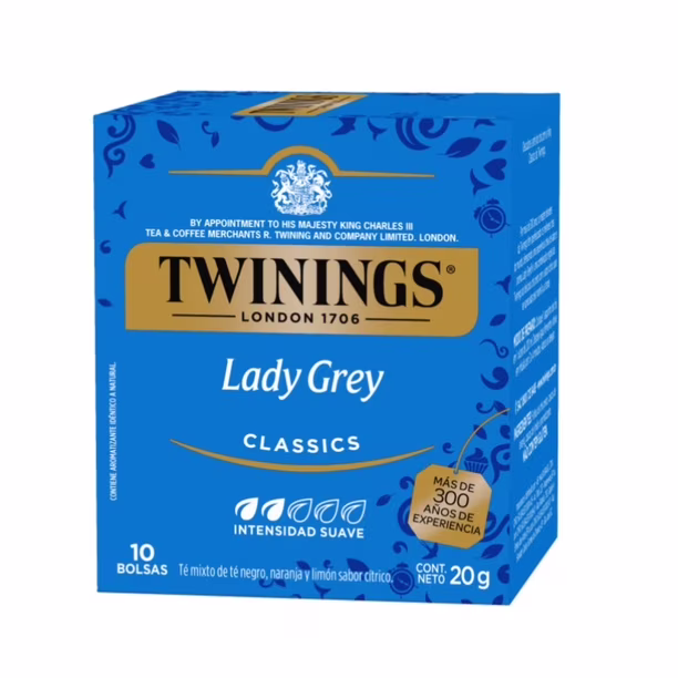 TE LADY GREY (ETIQ. AZUL) DISP 12 X 10 X 2 GRS.